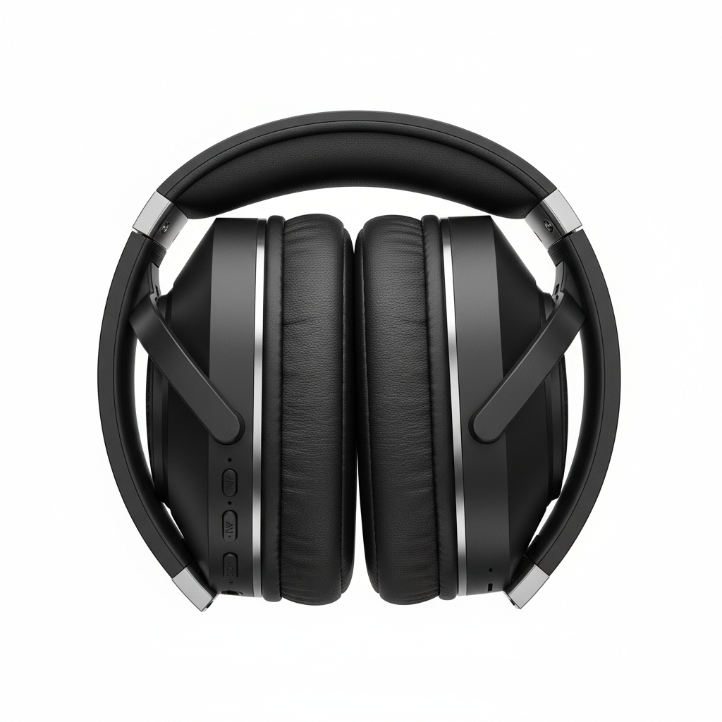 Wireless Noise Cancelling Headphones black over-ear
