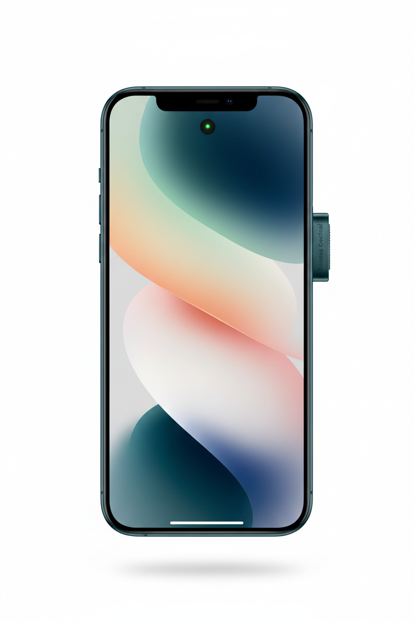 Apple iPhone 16 teal front view
