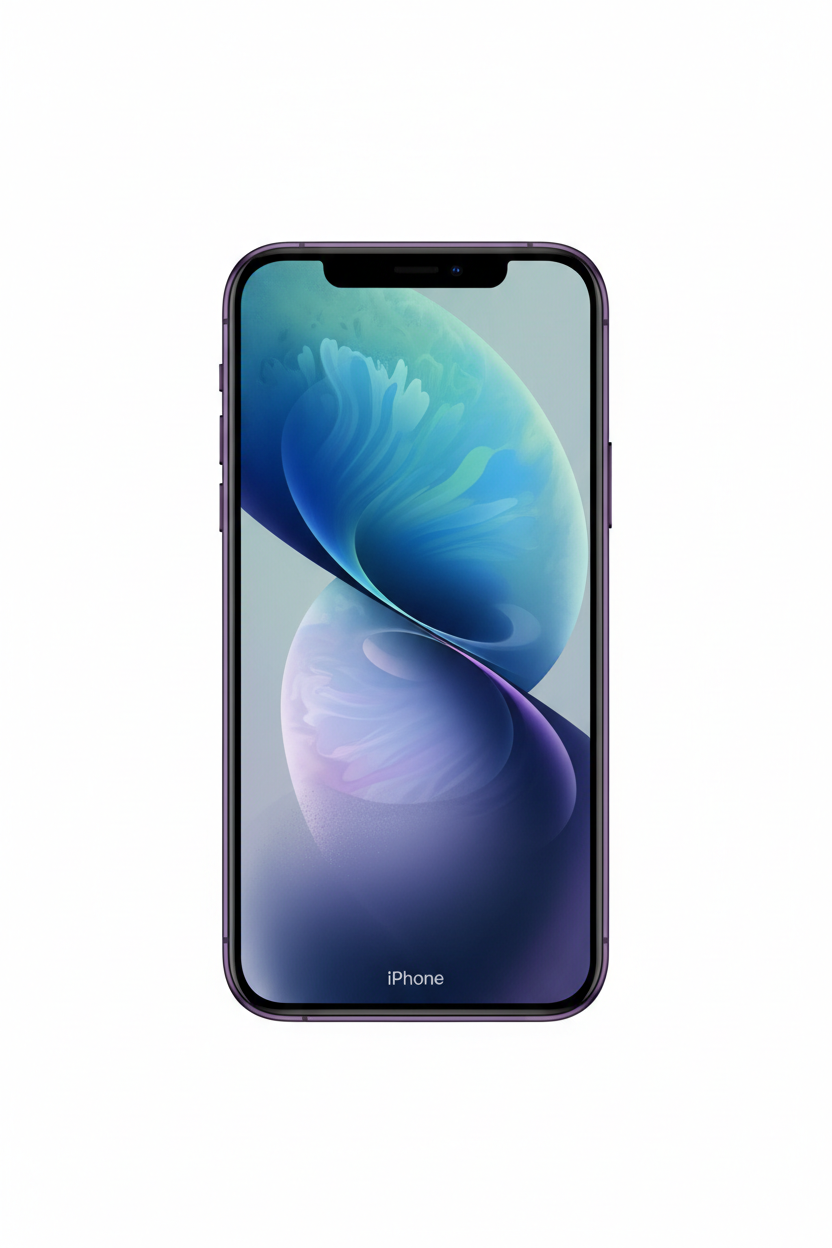 Apple iPhone 14 Plus purple front view