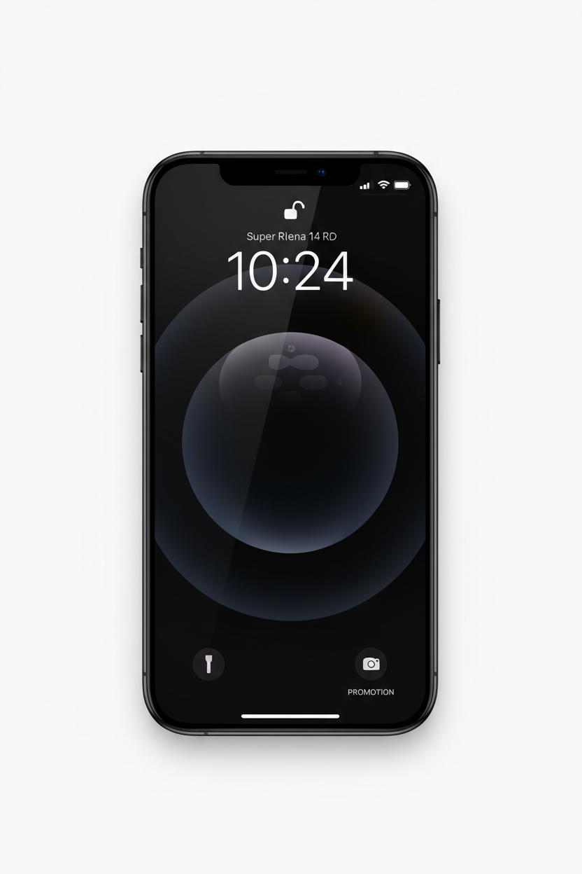 Apple iPhone 14 Pro Max space black Dynamic Island front view