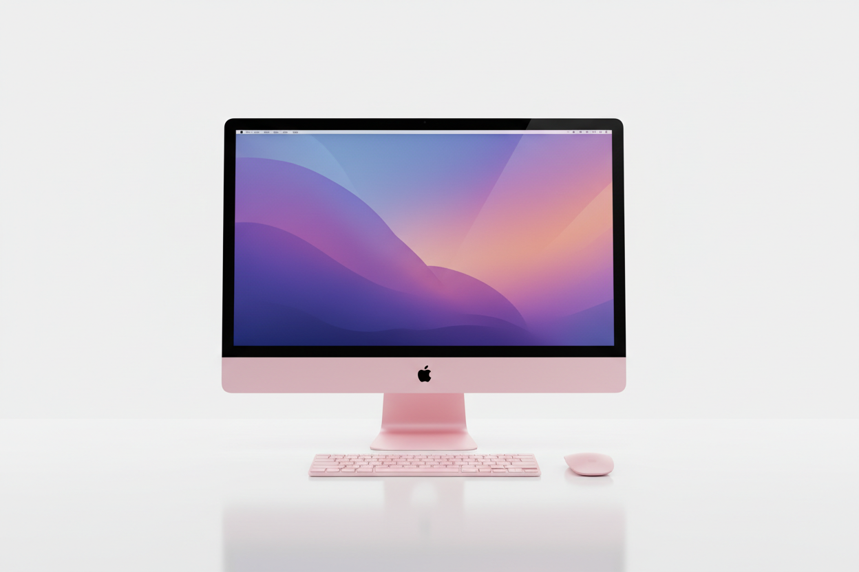 Apple iMac 24 inch M3 pink 10-core 4.5K Retina display