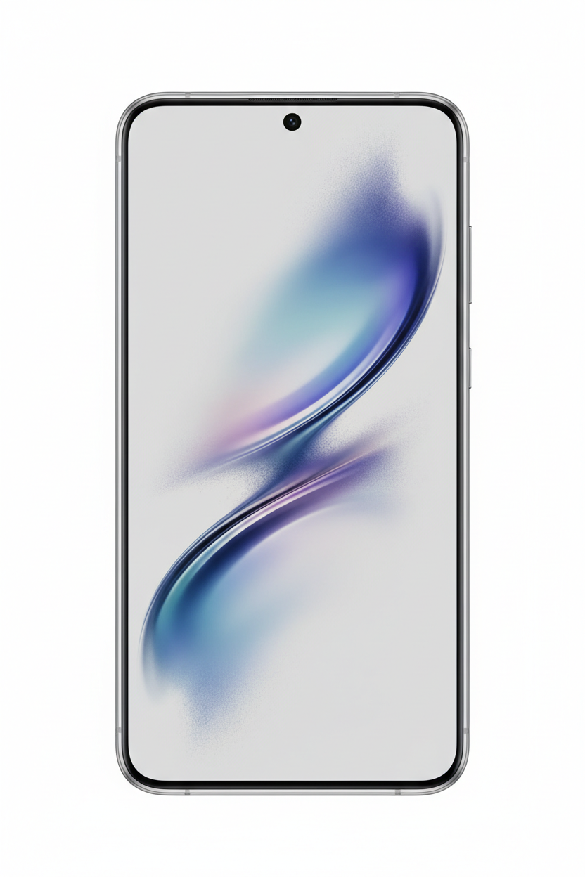 Samsung Galaxy S25+ Silver Shadow front view