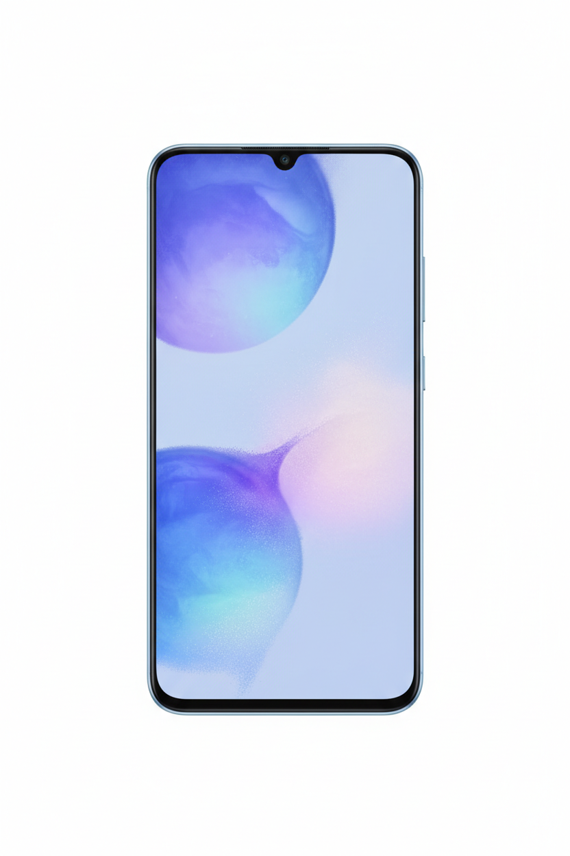 Samsung Galaxy A55 Awesome Iceblue front view
