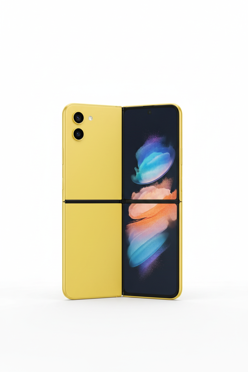 Samsung Galaxy Z Flip 6 Yellow open view