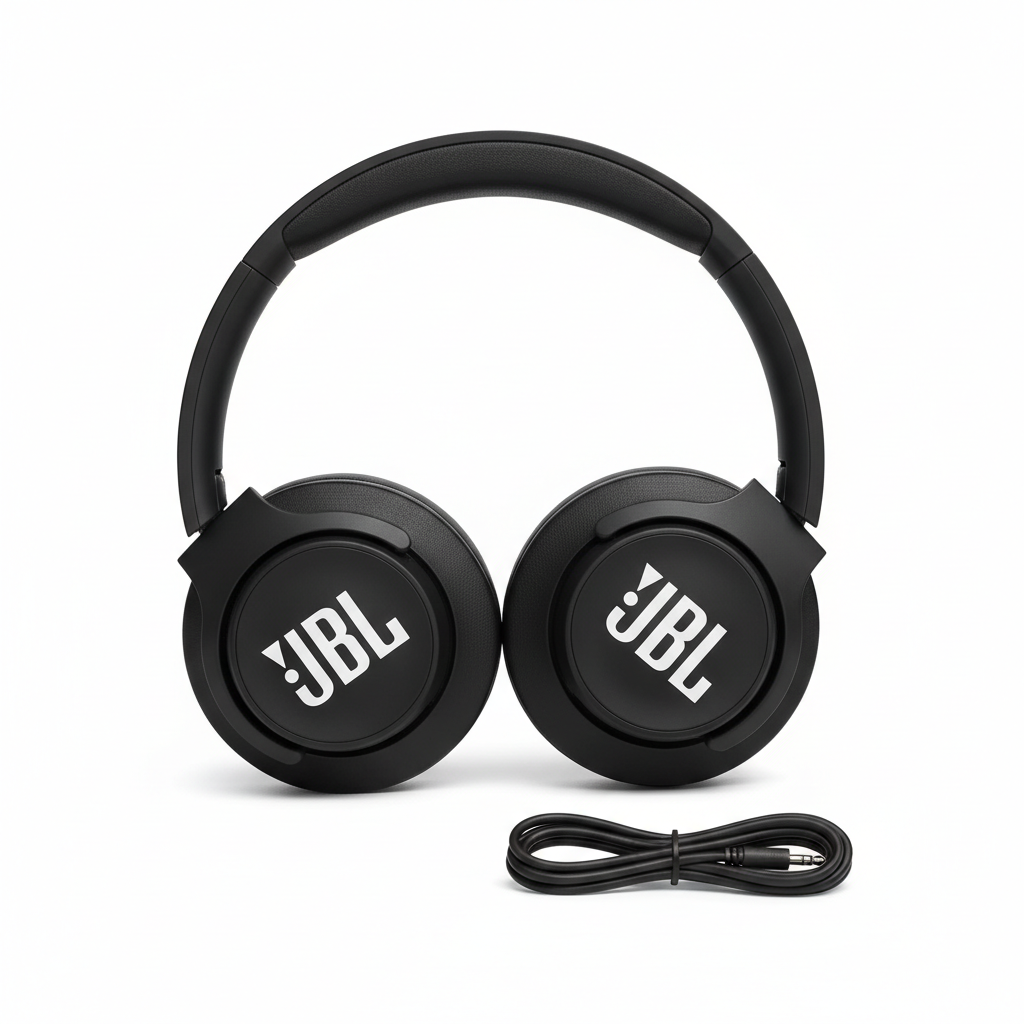 JBL Tune 520BT wireless on-ear headphones black