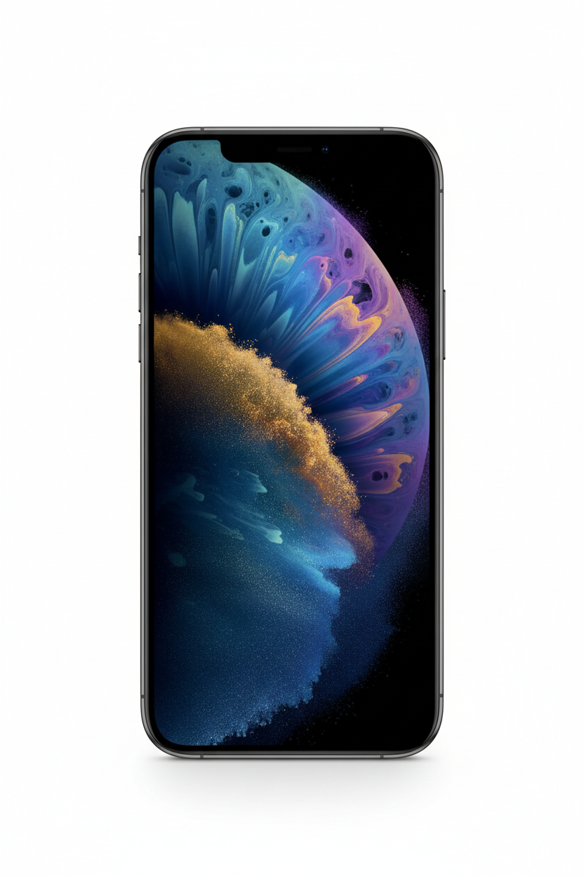 Apple iPhone 13 Pro Max graphite front view