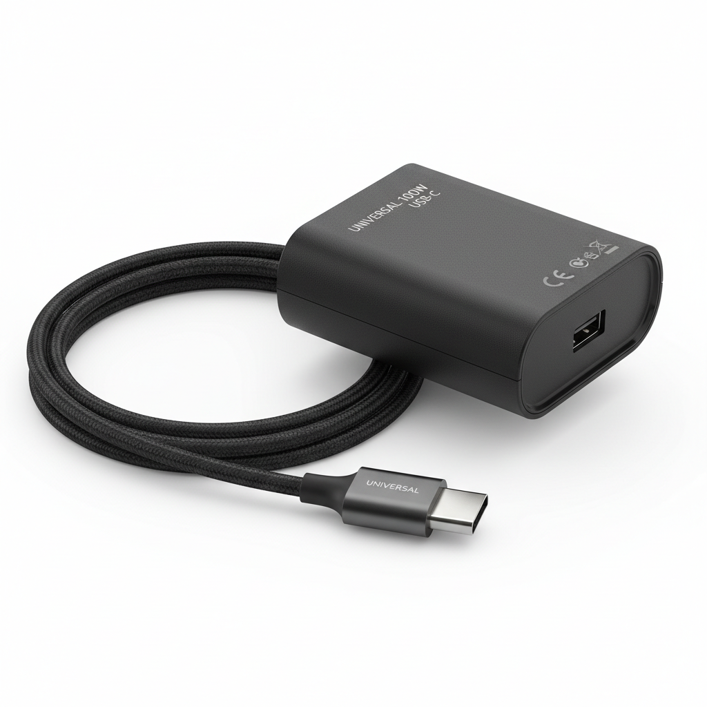 Universal USB-C 100W Laptop Charger black