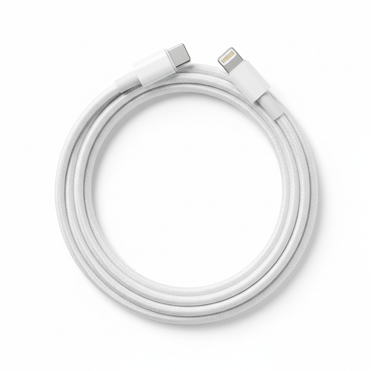 USB-C to Lightning braided cable 2m white