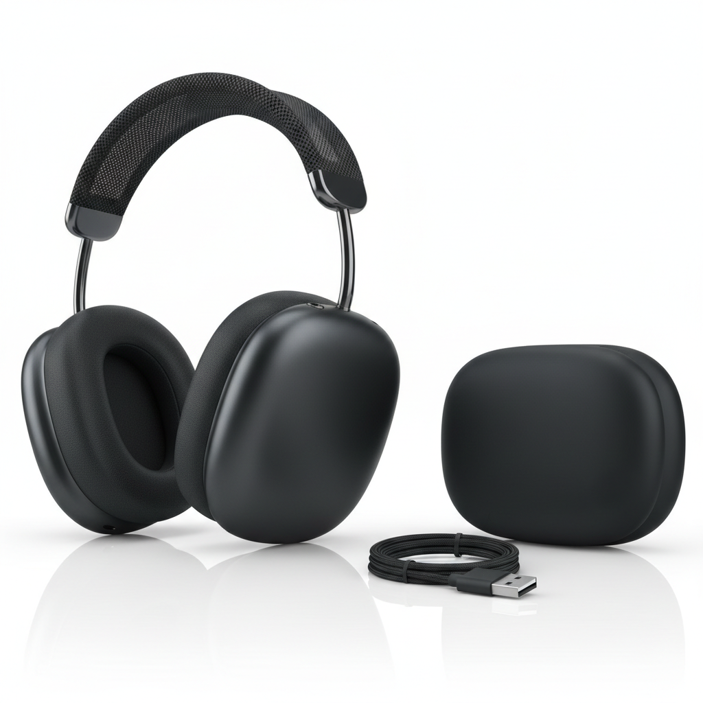 Apple AirPods Max midnight black over-ear headphones USB-C
