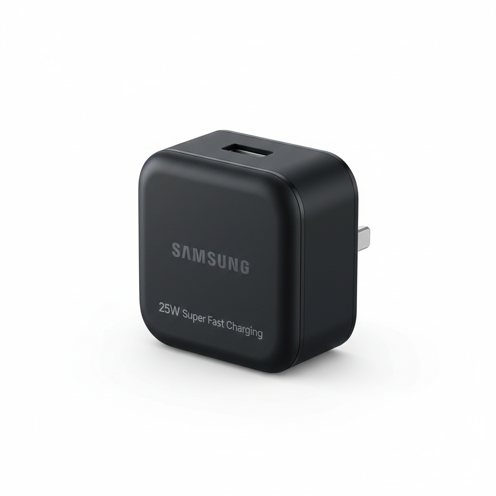 USB-C 25W Samsung Fast Charger black compact