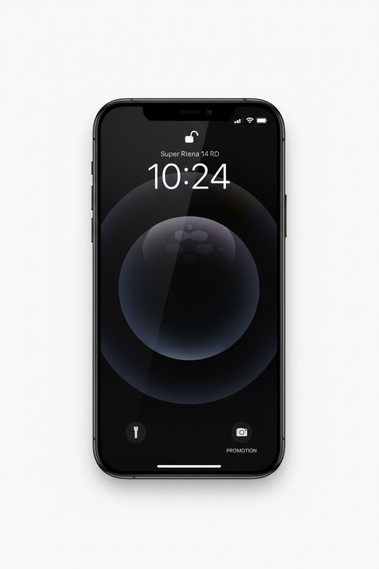 Apple iPhone 14 Pro Max space black Dynamic Island front view