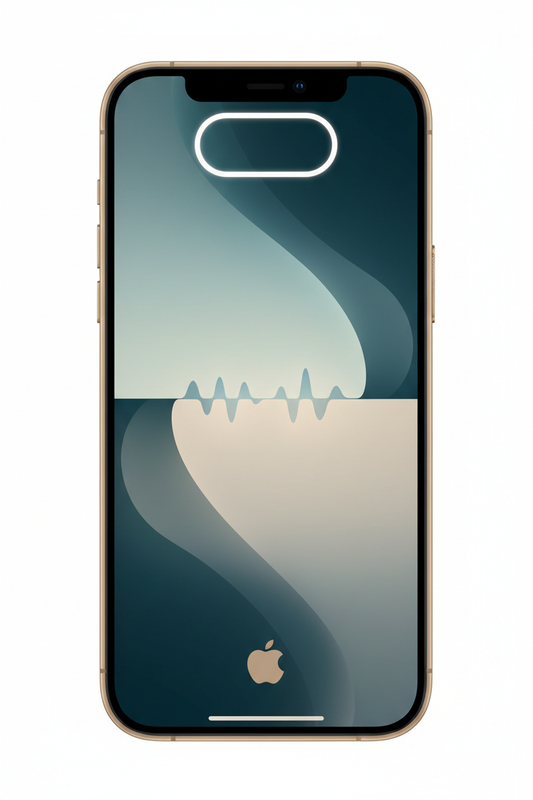 Apple iPhone 16 Pro desert titanium front view
