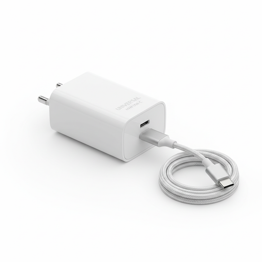 Universal USB-C 65W Laptop Charger white