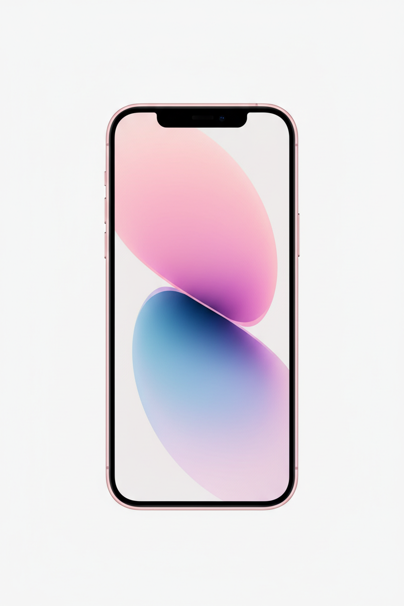 Apple iPhone 15 pink front view