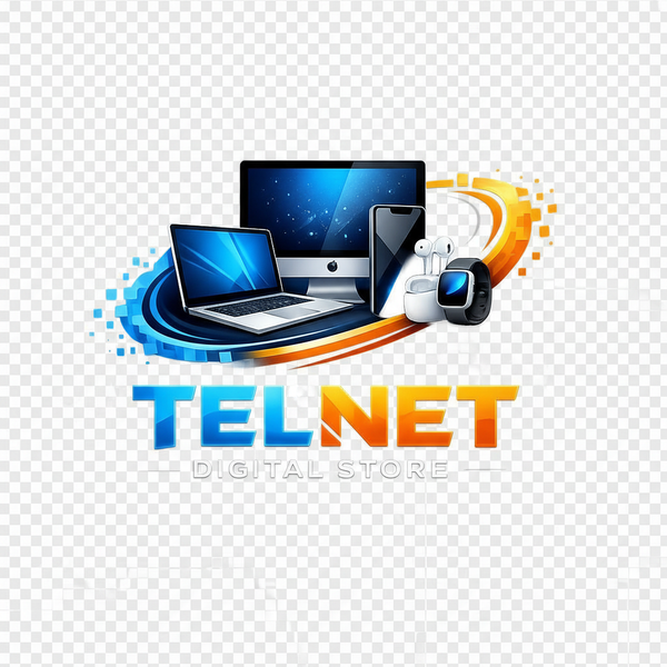 Telnet White Logo Transparent